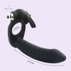 Strap On Dildo Penis Ring Silicone Anal Dildo Cock Ring Rabbit Vibrator For Women Sex Toy